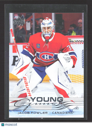 2026 Upper Deck Extended Series Young Guns Jacob Fowler #724