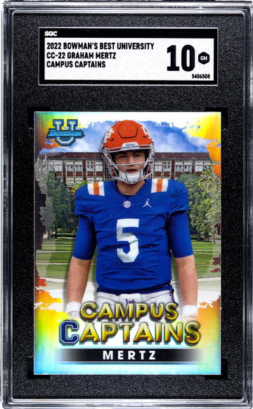 2022 Bowman University Campus Captains Graham Mertz #CC-22 SGC 10