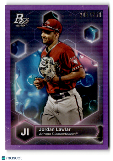 2022 Bowman Platinum Jordan Lawlar #PE-25 Arizona Diamondbacks