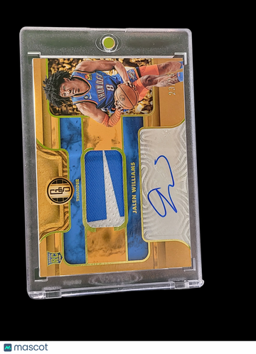 2023 Panini Chronicles Gold Standard Jalen Williams #GSJ-JWO RC Patch