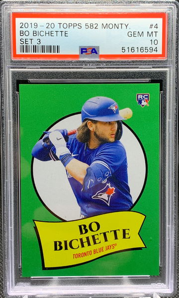 2019-2020 Topps 582 Montgomery Set 3 Bo Bichette RC PSA 10 Gem Mint