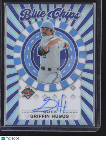 2025 nini Prospect Edition Blue Chips Auto Griffin Hugus #BCS-GH Silver Prizm Autograph