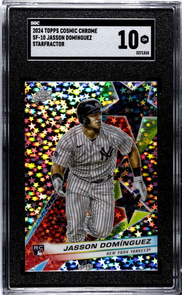 2024 Topps Cosmic Chrome #SF-10 Jasson Dominguez Starfractor SGC 10
