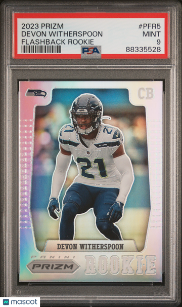 2023 Panini Prizm Prizm Flashback Rookie Devon Witherspoon #PFR5 PSA 9
