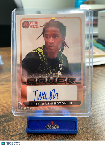 2022 Pro Set TyTy Washington Jr. #PATWJ Leaf
