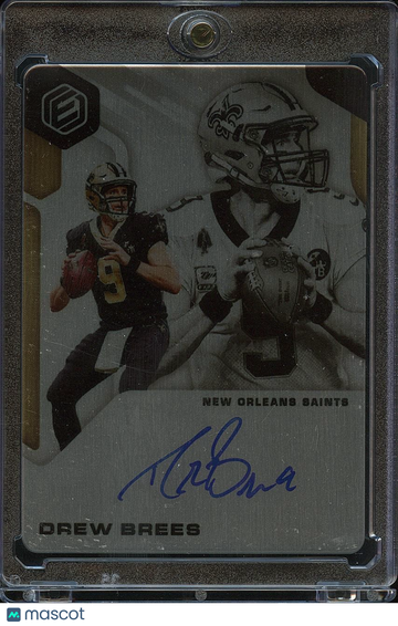 Drew Brees 2019 Elements Auto Autograph New Orleans Saints 12/15