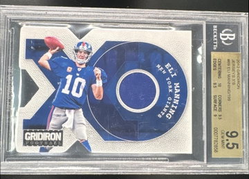 2012 Gridiron #69 Eli Manning Jerseys X's /199 BGS 9.5