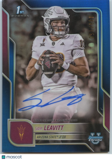2025 Bowman Chrome Sam Leavitt Chrome Bowman
