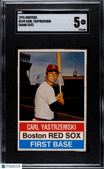 1976 Hostess Carl Yastrzemski #149 SGC 5