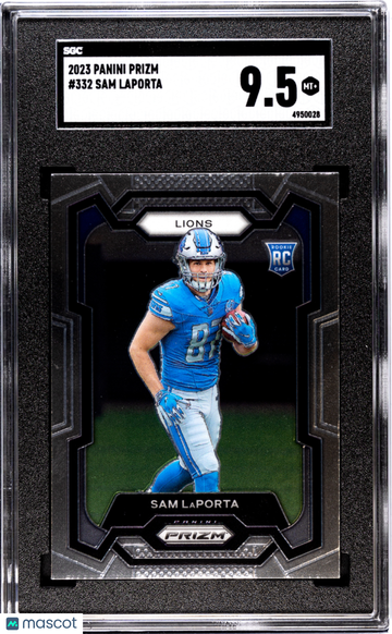 2023 Panini Prizm Sam Laporta #332 SGC 9.5