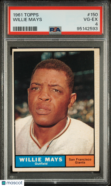 1961 Topps Willie Mays #150 PSA 4