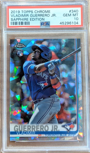 2019 Bowman Chrome Sapphire Vladimir Vlad Guerrero Jr. RC Rookie