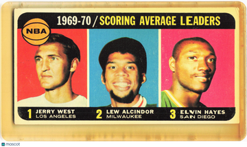 1969 Topps Scoring Average Leaders #2