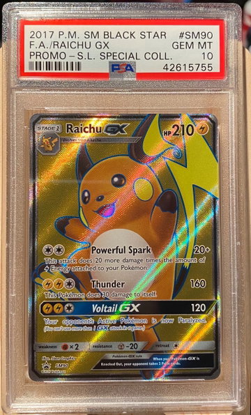 Pokémon/Pokemon - 2017 Shining Legends Raichu Full Art GX