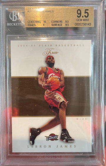 2004-2005 Lebron James flair BGS 9.5