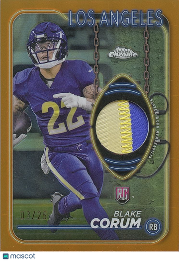 2024 Topps Chrome Blake Corum Rookie Topps