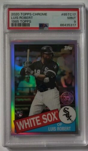 2020 Topps Chrome Luis Roberts 1985 Topps #85TC17 PSA 9