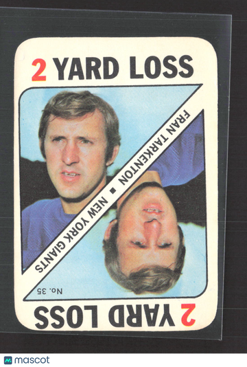 1971 Topps Game Fran Tarkenton #35
