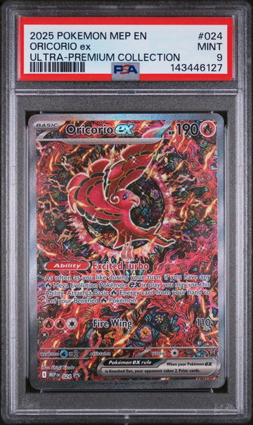 2025 Pokemon Black Star Promo Ultra Premium Collection Oricorio Ex #024 PSA 9