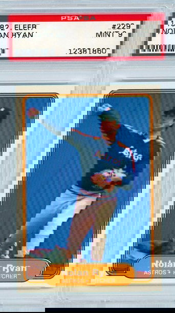 1982 Fleer Nolan Ryan #229 PSA 9 P1309