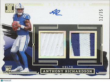 2023 Anthony Richardson Patch Rookie Panini Authentic
