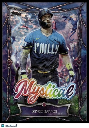2025 Topps Update Bryce Harper #MYS-3 Mystical
