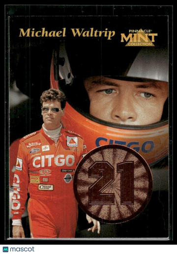 1997 Pinnacle Mint Collection Michael Waltrip #13 Bronze