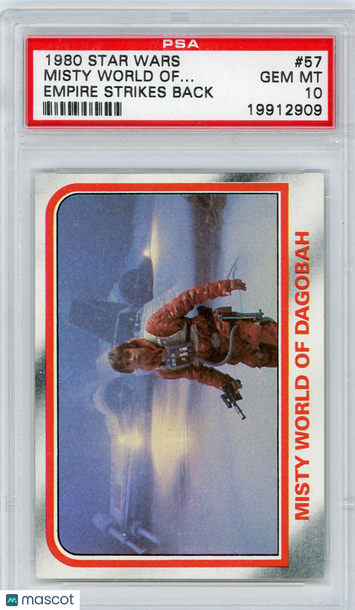 1980 Star Wars Empire Strikes Back Misty World Of.. . #57 PSA 10