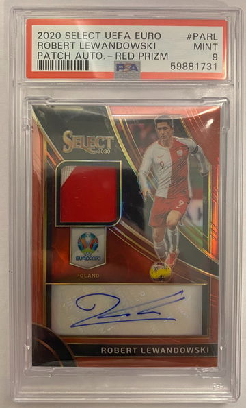 Robert Lewandowski 2020 Select Patch Auto #09/10