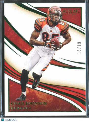 Chad Johnson 2020 Panini Immaculate Collection /19 Cincinnati Bengals