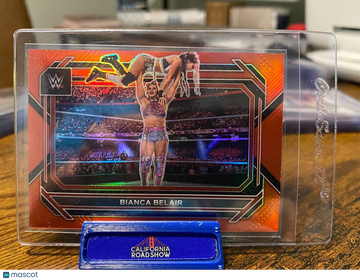 2023 WWE Bianca Belair #28 Red Prizm Parallel/Variety