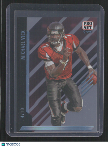 2024 PRO SET PURE MICHAEL VICK #74 4/10 SN