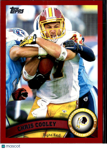 Chris Cooley 2011 Topps Red Border Washington Redskins