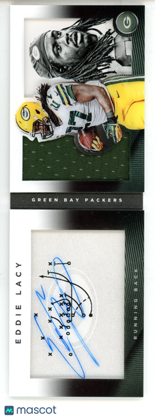 2014 Panini Playbook Eddie Lacy #PBS-EL /5 Booklet Player-worn material Memorabilia
