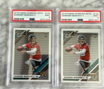 2x Gardner Minshew II Rookie RC PSA 9 MINT!