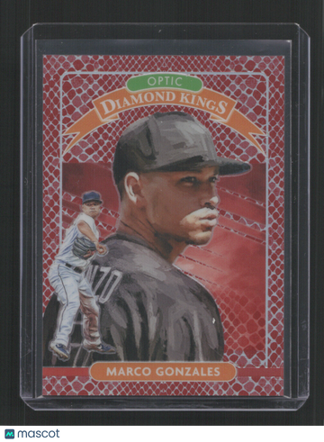 2020 DONRUSS OPTIC BASEBALL Marco Gonzales #22 /88 RED HOLO OPTIC DIAMOND KINGS SN,/88