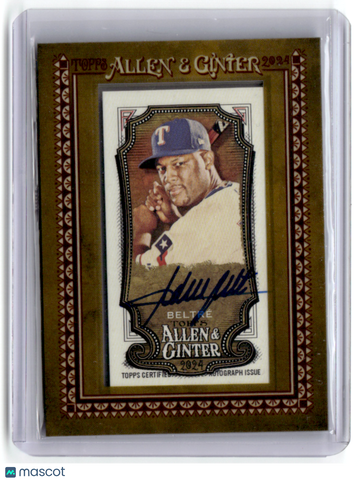 Adrián Beltré 2024 Topps Allen & Ginter Allen & Ginter Auto Framed Mini Autograph #MA-ABE