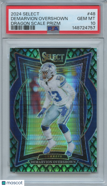 2024 Panini Select DeMarvion Overshown #48 Dragon Scale Prizm PSA 10