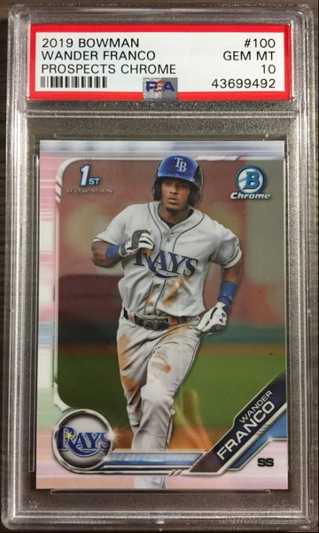 Wander Franco 2019 Bowman Chrome PSA 10