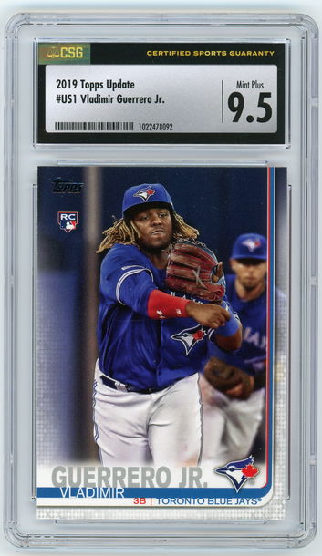 VLADIMIR GUERRERO 2019 Topps Update Rc #US1 CSG 9.5
