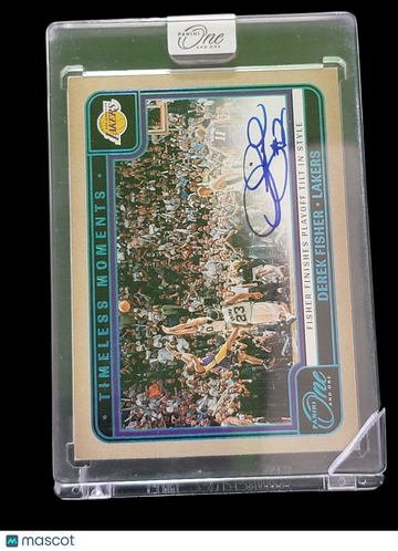 2025 Panini One and One Timeless Moments Derek Fisher #TMA-FIS