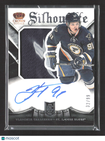 2014 Panini Crown Royale Silhouette Vladimir Tarasenko #124 /99 Patch RC Memorabilia