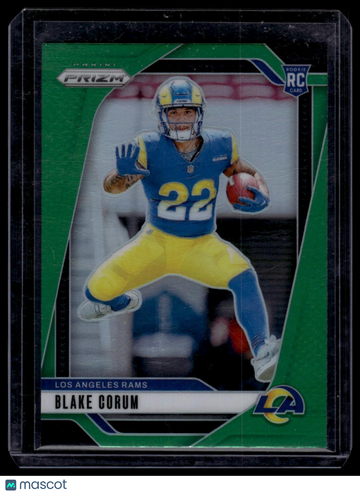 2024 Panini Prizm Blake Corum #308 Green RC