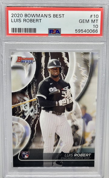 2020 Bowman's Best #10 Luis Robert PSA 10 RC