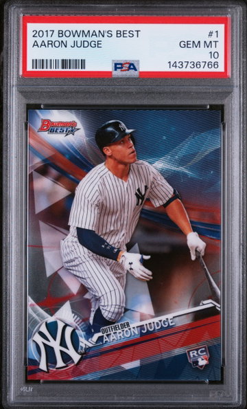 2017 Bowman's Best Aaron Judge #1 PSA 10