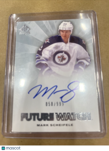 2011-12 Upper Deck SP Authentic Hockey Mark Scheifele #228 Rookie Serial Number
