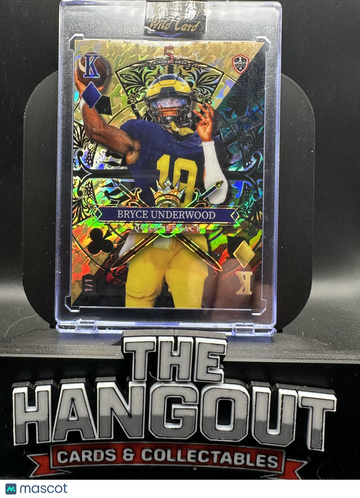 2024 Wild Card 5 Card Draw Stacked Deck Bryce Underwood #SB3D-BUN Gold Prism