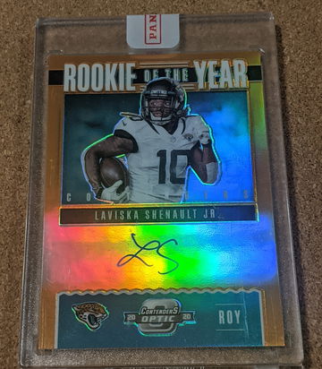 2020 Contenders Optic Laviska Shenault Jr Rookie Of The Year Orange /50 Jags RC