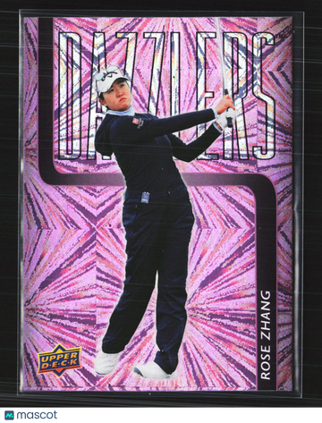 2026 Upper Deck Golf Dazzlers Rose Zhang #DZ-6 Pink