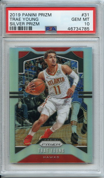 Trae Young 2019 Prizm Silver PSA 10